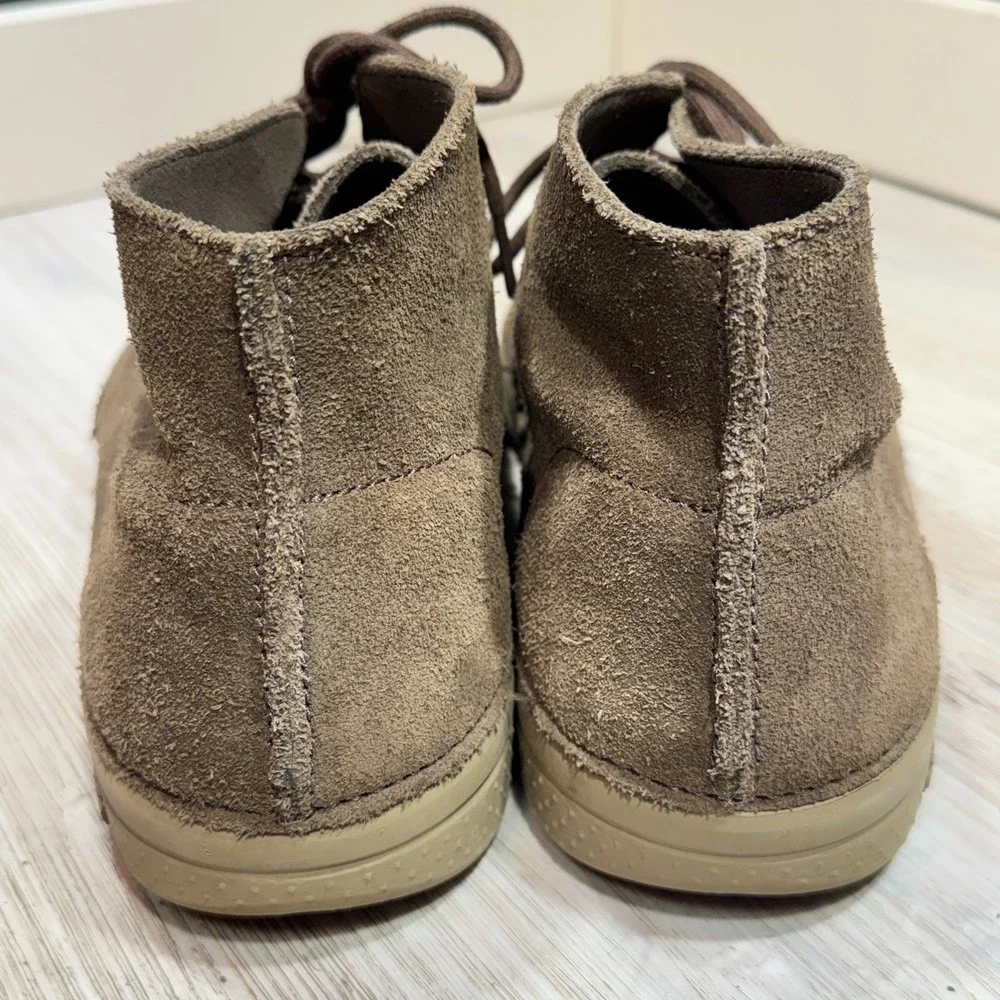 Men's Crocs Thompson Desert Chukka Boots Size 13 Brown‎ Suede Ankle Lace Up